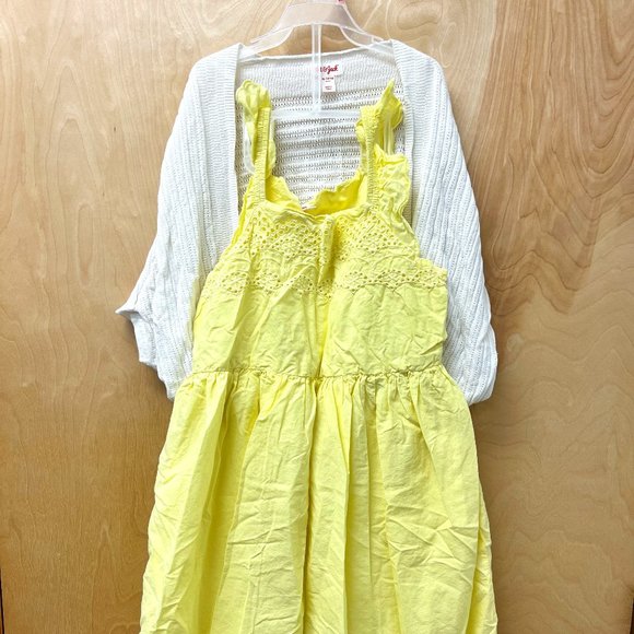 14/16 Girl's Dress and Sweater (Brand: Cat & Jack) - Picture 1 of 3